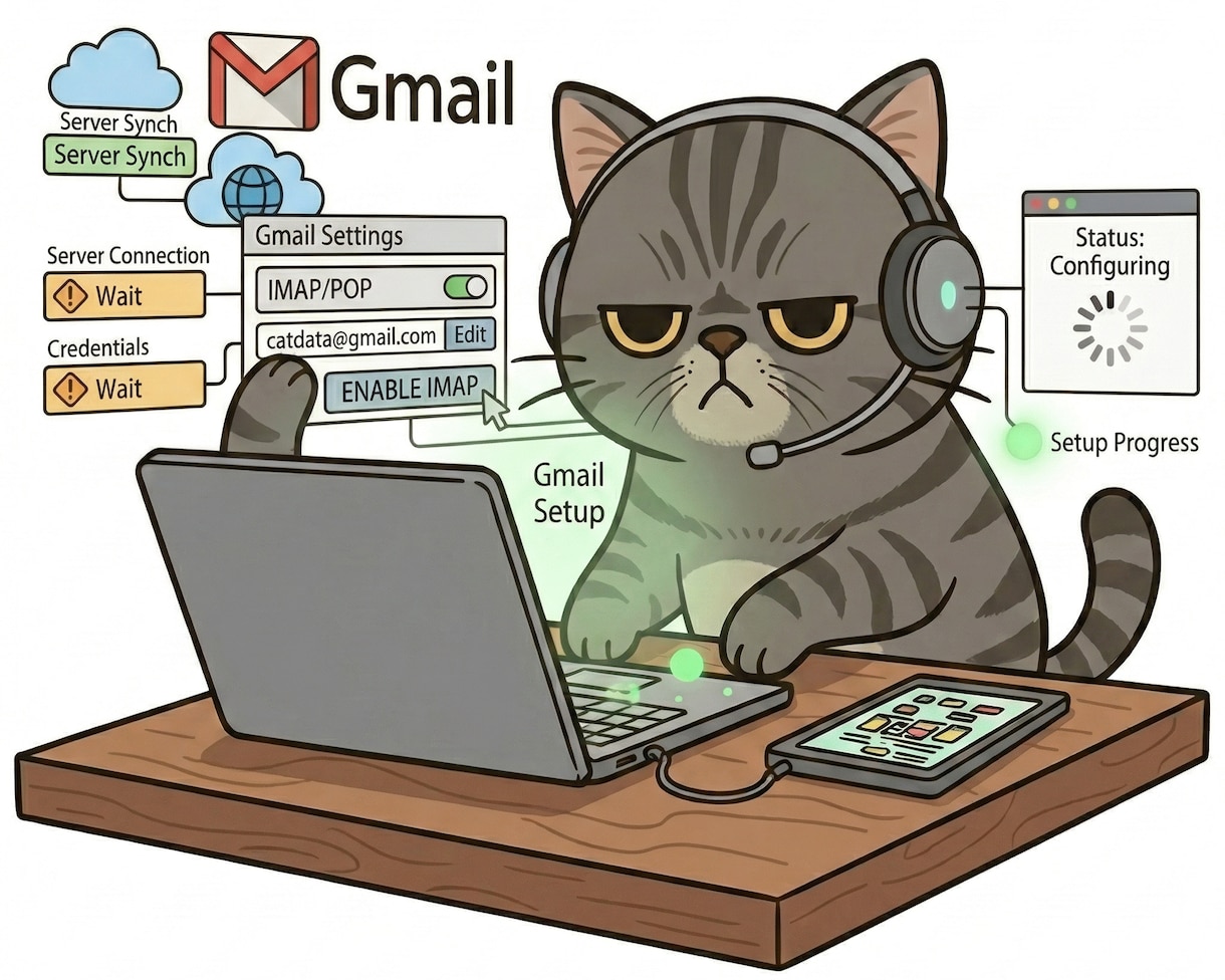 Gmailなどのメールを設定します メールが届かないを解決！メールサーバー設定をお任せください イメージ1