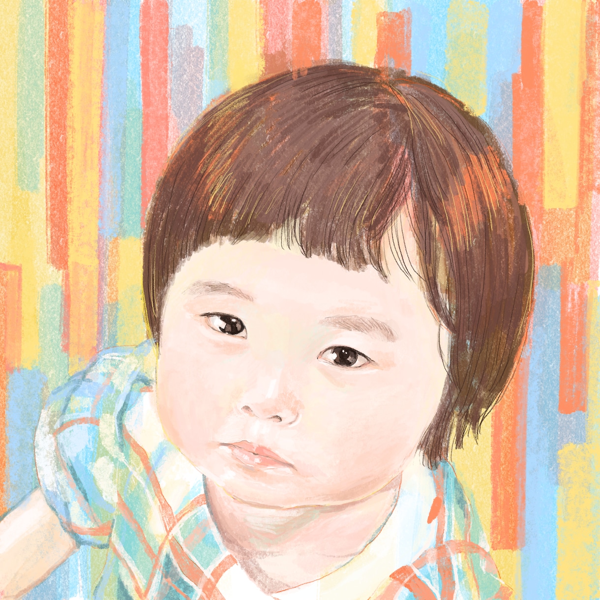 カラフルな似顔絵描きます 販売実績３名様までモニター価格で対応します！ イメージ2