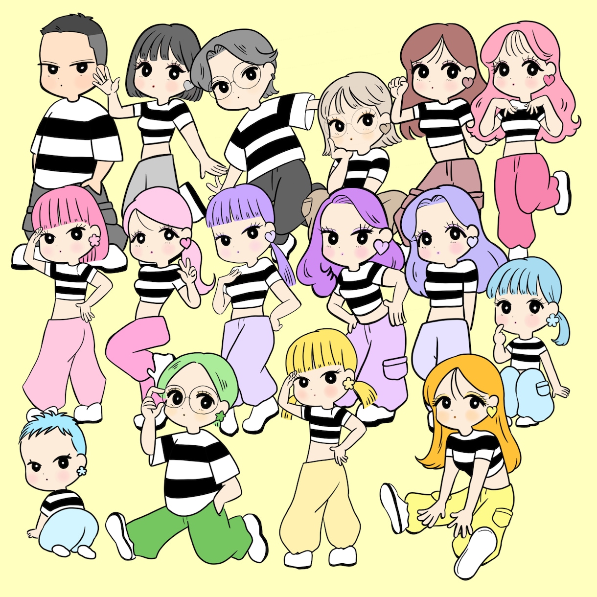 商用OK！目を惹くイラストで悩み解決サポートします 宣伝/動画/アイコン/キャラクター/グッズ/仕事/挿絵/起業 イメージ9