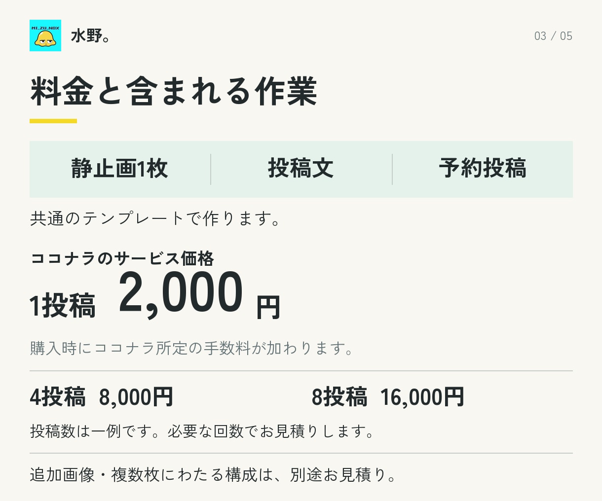 お店の写真でインスタ画像と文章を作り投稿します 写真と商品の詳細から、画像・投稿文・予約投稿まで イメージ3