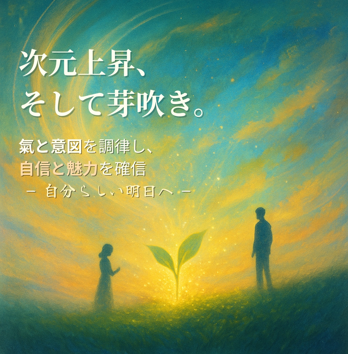 飛耀萌芽☆気の巡りで自信と輝きを芽吹かせます 次元上昇氣功×徹底サポート☆変容と芽吹きの7日間をあなたに！ イメージ1