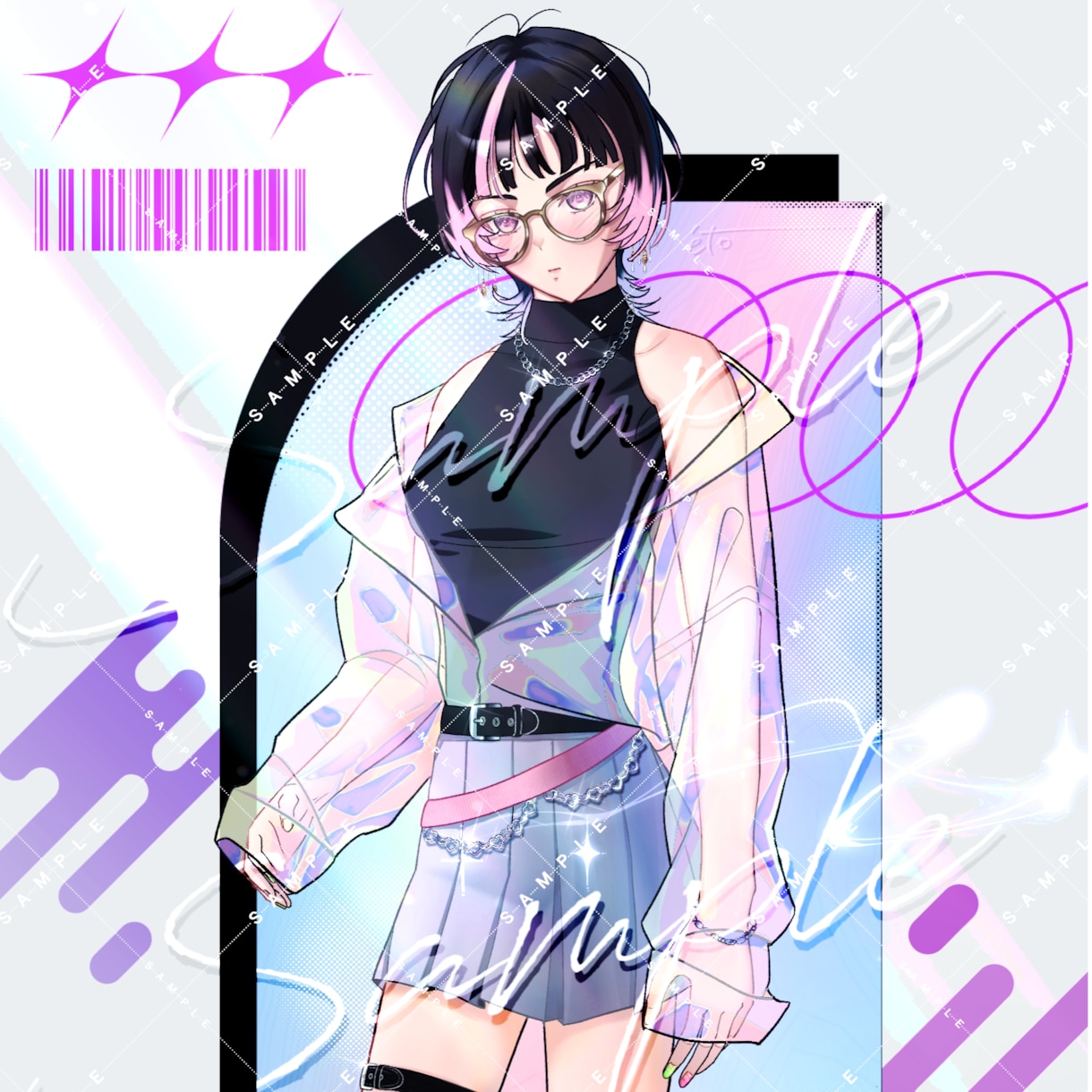 VTuber･配信用  立ち絵制作いたします 魅力的な立ち絵･キャラクターデザイン承ります！ イメージ3