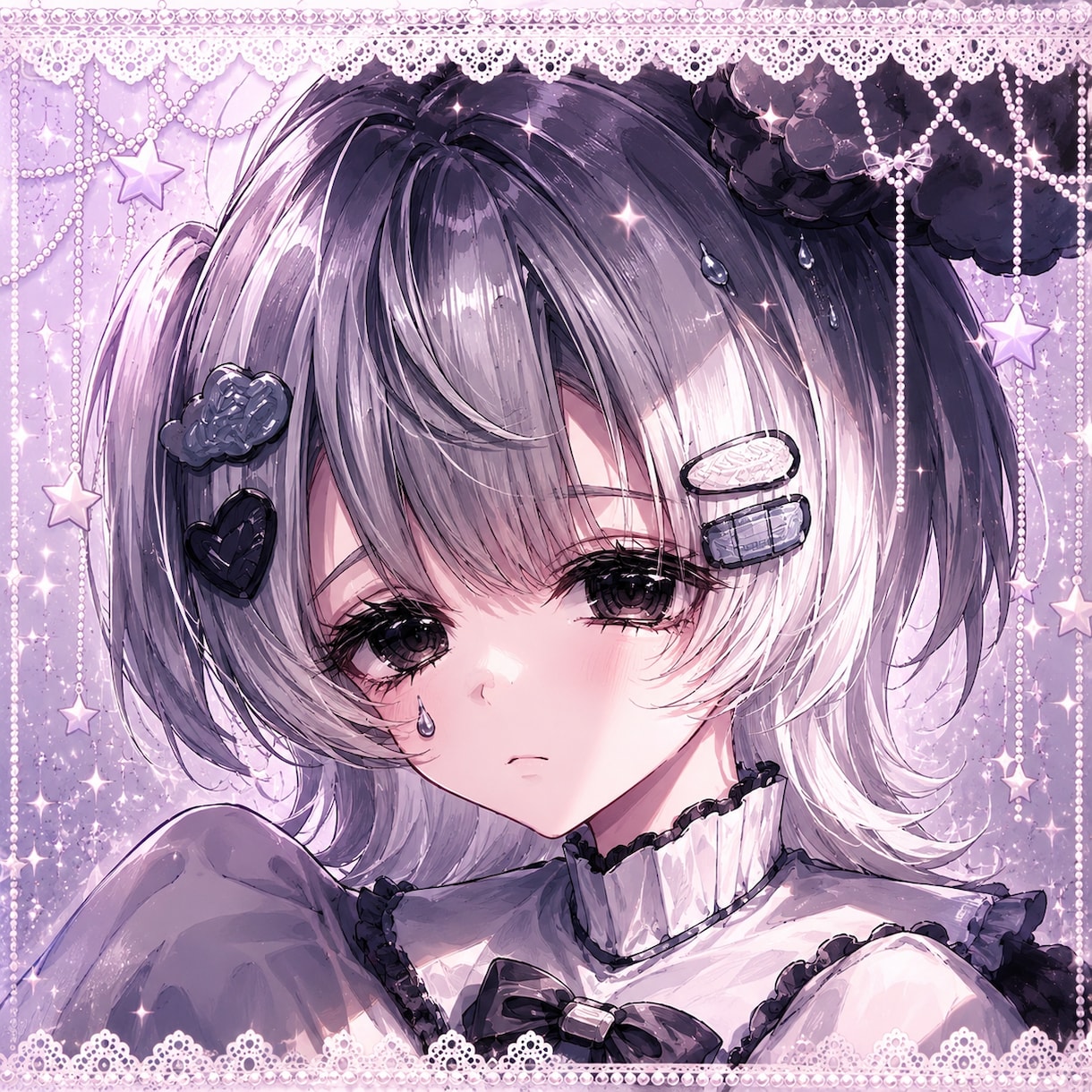 SNSアイコンイラストを制作します かわいい少女系・漫画風イラストに対応 イメージ3