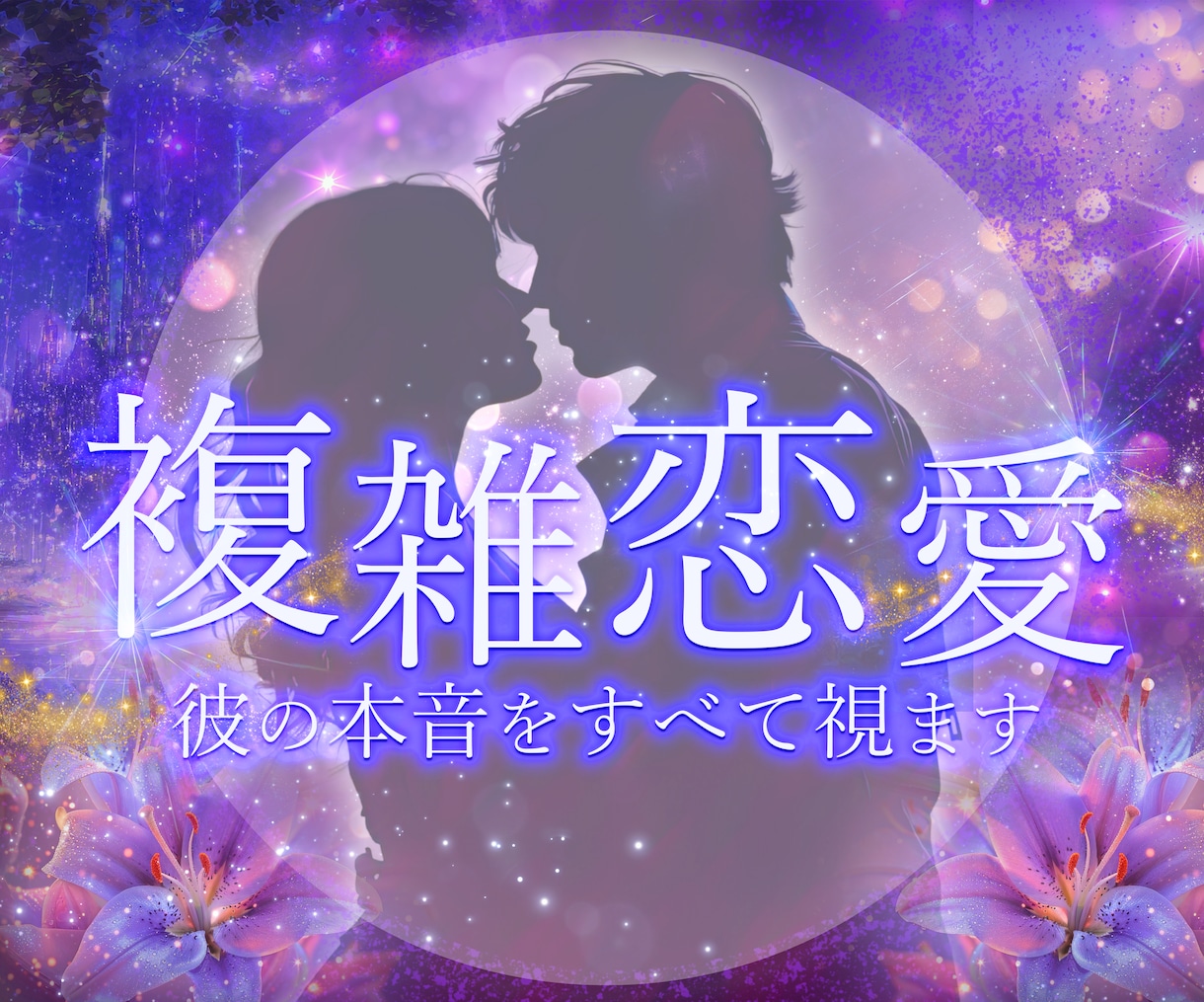 不倫・複雑恋愛【 彼の気持ち・未来 】占います 霊視×チャネリングであなたと彼の本音を視ます。 イメージ2