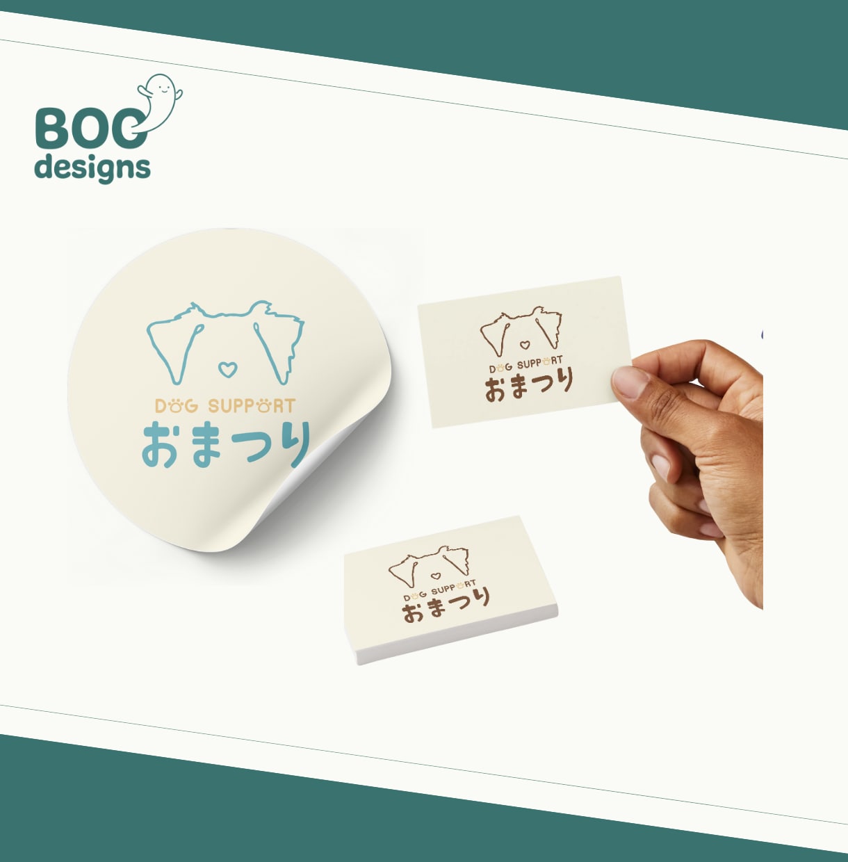 名刺/ショップカードにも使えるロゴ制作します あなたのブランドにぴったりのロゴを完全オリジナルで制作します イメージ2