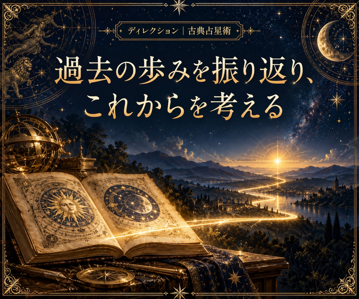 古典占星術で人生の節目を読みます 過去の歩みを振り返り、これからの人生の流れを知る イメージ2