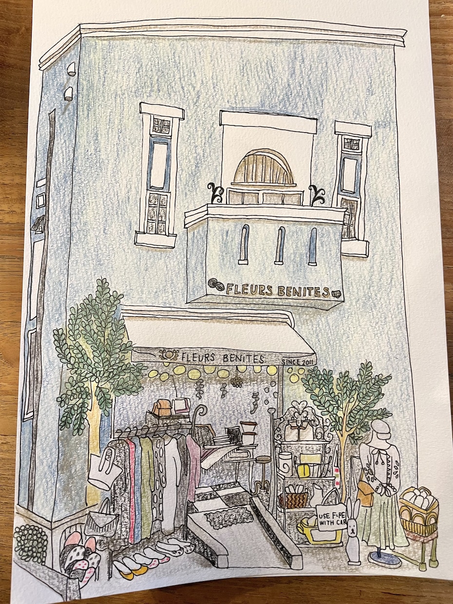 色鉛筆画　手描きの建物イラスト描きます 店舗紹介・外観/習い事教室紹介/家のイラストなど イメージ3