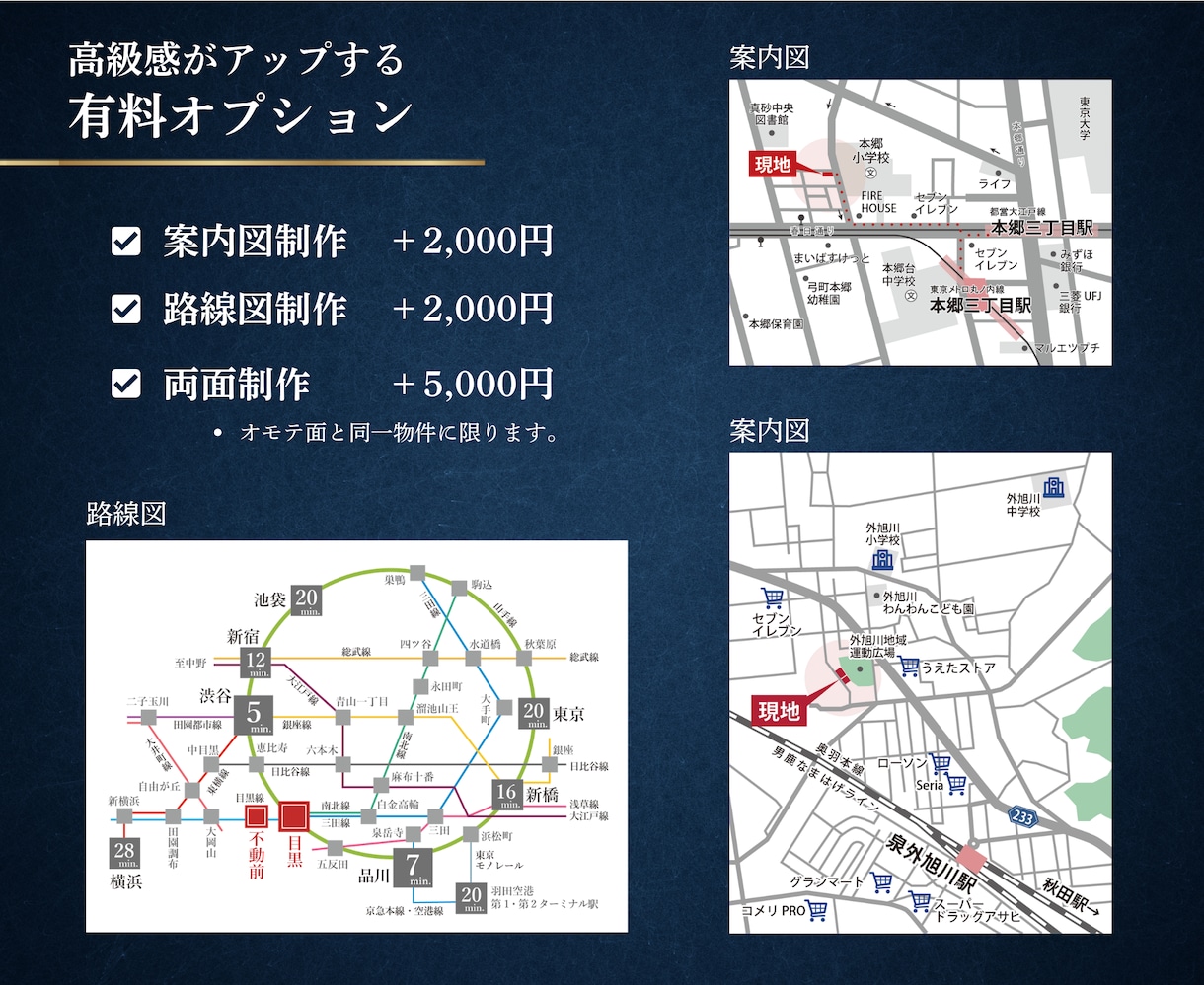 不動産勤務20年！反響を呼ぶ高品質チラシ制作します 売マンション・売戸建・土地・投資用等対応。間取図作成付き イメージ4