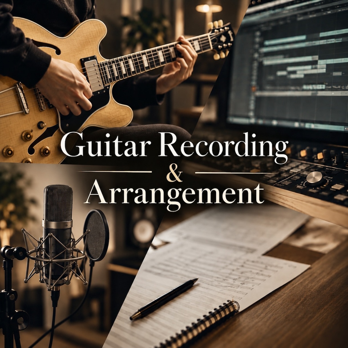 ギターREC・アレンジのご依頼を承ります AIトラックのブラッシュアップにも。 イメージ1