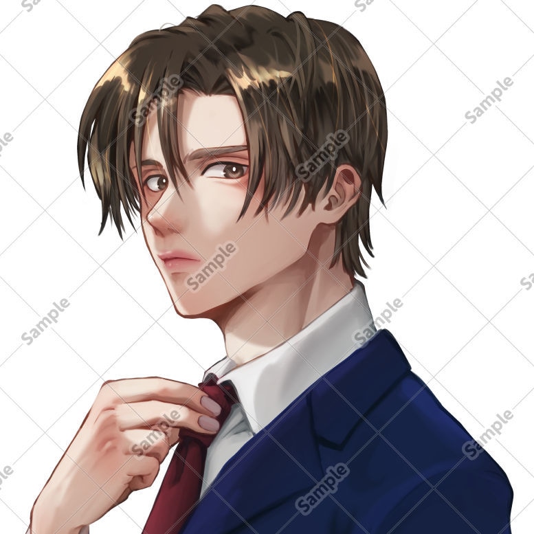 アイコン〜一枚絵までカッコいい男女描きます SDキャラ〜8頭身まで幅広く。お気軽にご相談ください イメージ6