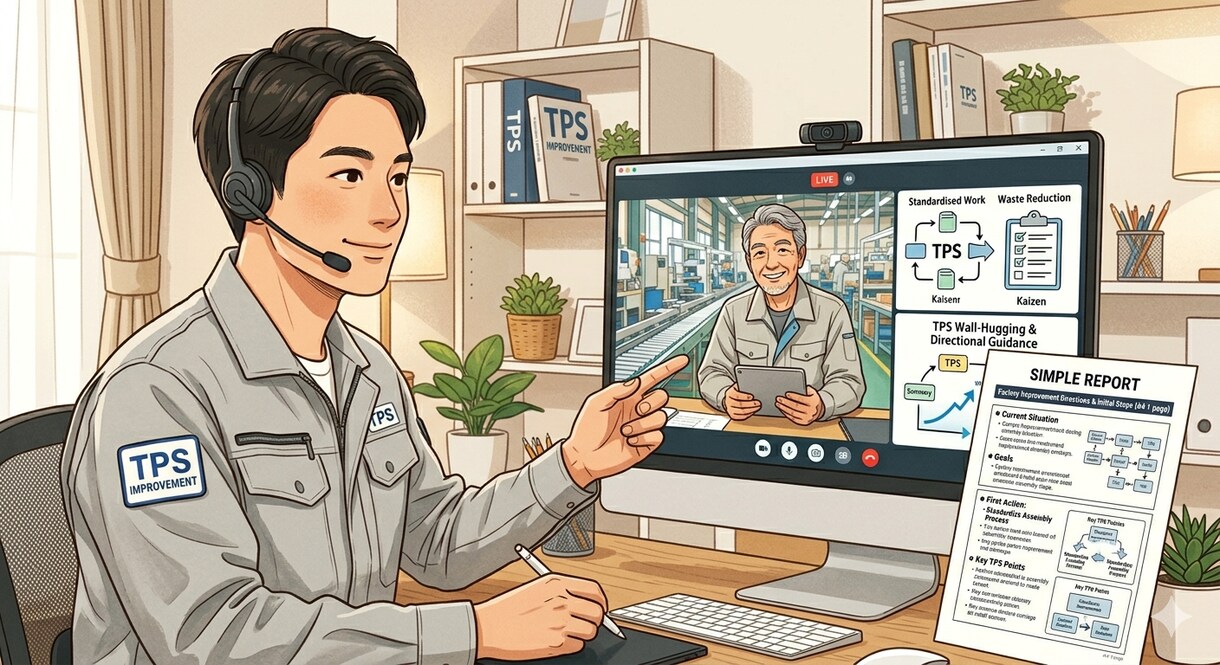 うちの現場ならどうする？を一緒に考えます 【TPS(トヨタ生産方式)の導入相談】自社流の改善の進め方 イメージ1