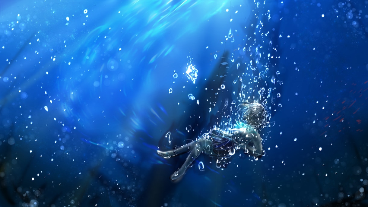 印象的で物語性のある背景メインの絵を描きます 綺麗・爽やか・幻想的・切ない・ノスタルジック・透明感など イメージ6