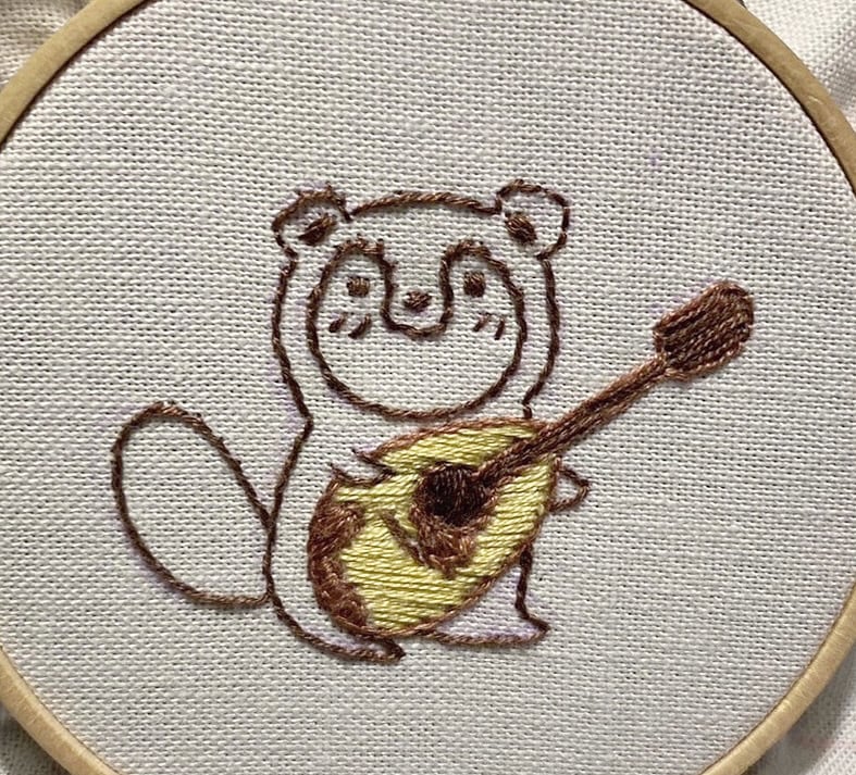 お好きなイラストをご希望の服や布に刺繍します お子さんが書いた絵やオリジナルイラストを刺繍いたします。 イメージ2