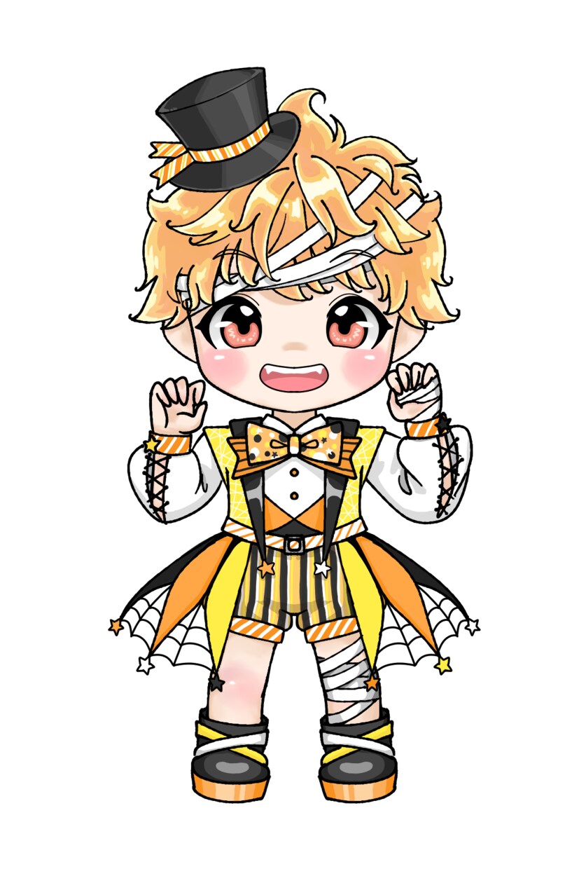 可愛くポップなミニキャラ描きます 柔軟に対応！こちらのミニキャラならお急ぎ(3日以内)も無料！ イメージ2