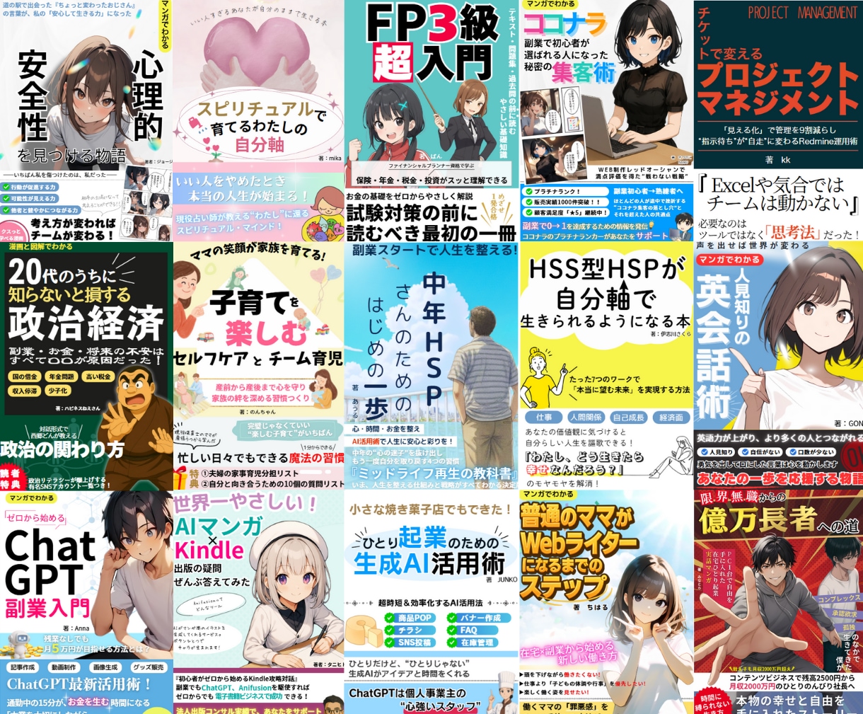 心をつかむKindle本の表紙お作りします “読みたい”は、表紙から始まる イメージ1