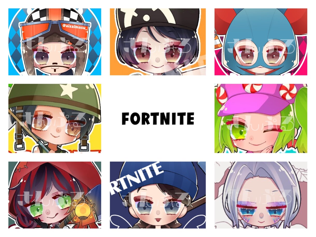 アイコンを作成します デフォルメされたキャラクターイラスト イメージ1