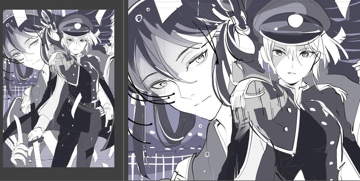 vtuber・版権・立ち絵・キラキラ男女絵描きます 周年・誕プレ・夢絵・版権キャラやv・配信スチルなどご用意 イメージ9