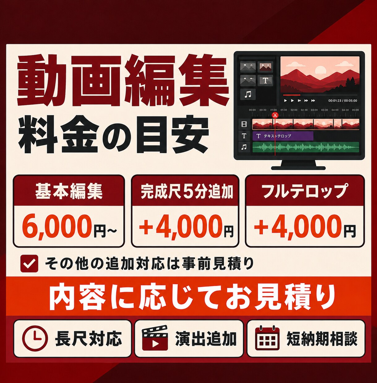 100万再生実績を活かして動画編集します 初めての外注でも安心してご相談いただけます イメージ2