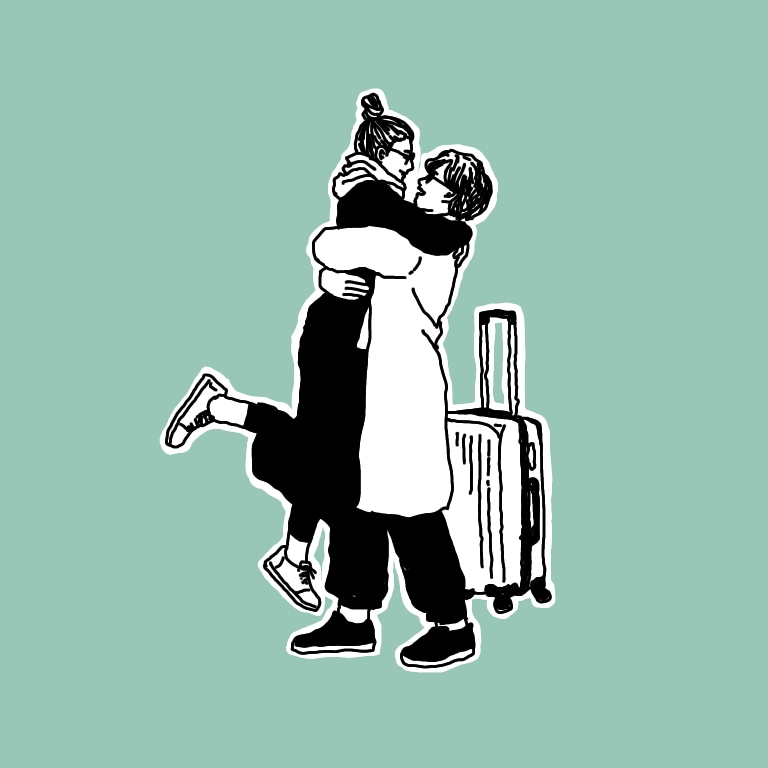 カップル、ご夫婦のおしゃれなイラストお描きします 友達や恋人へのプレゼントに最適！額に入れたプレゼントも可◎ イメージ10