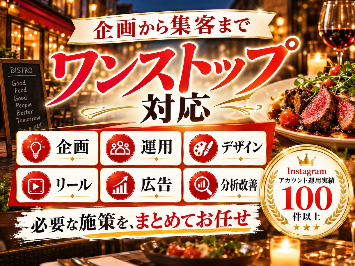 飲食業界に特化！インスタグラム運用を提供いたします 飲食業界の「集客」に強いInstagram運用 イメージ7