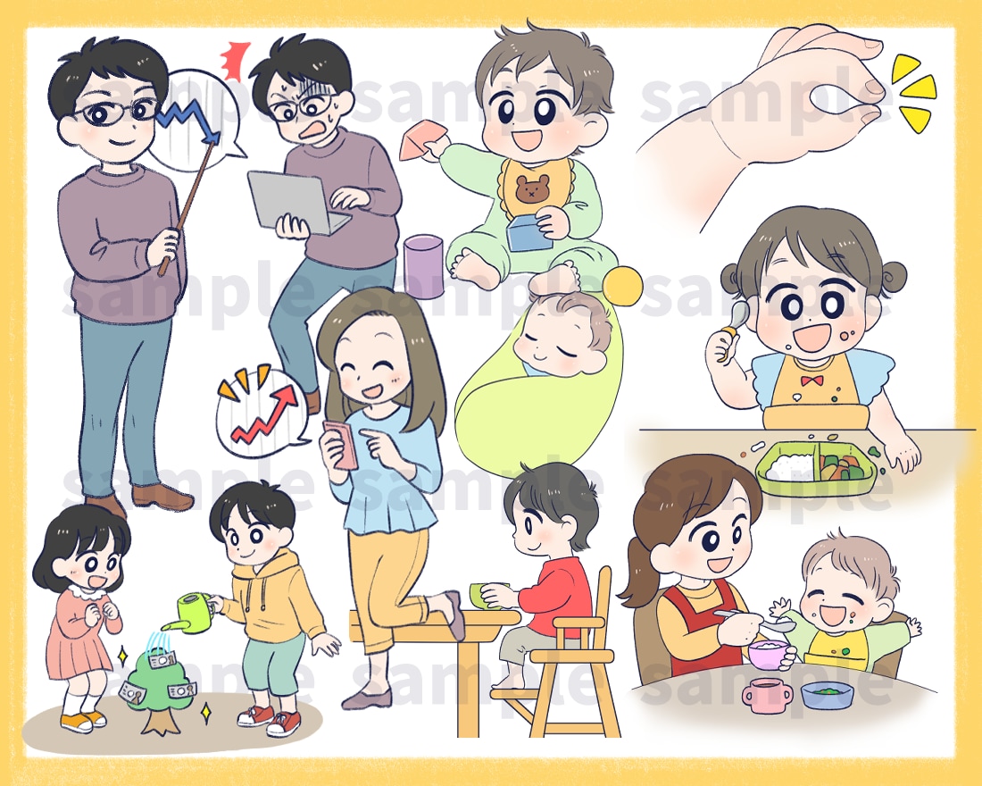やさしくて可愛いイラスト描きます イラストで分かりやすくて柔らかいイメージを伝えたい方へ！ イメージ8