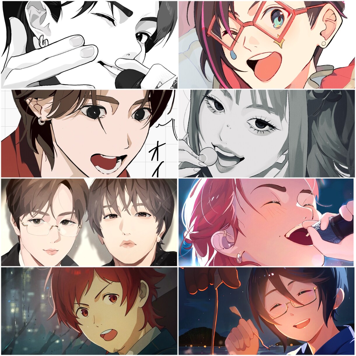 最短1週間！キャラクターイラスト描きます 同人小説の挿絵や動画のサムネイルを依頼したい方へ イメージ5