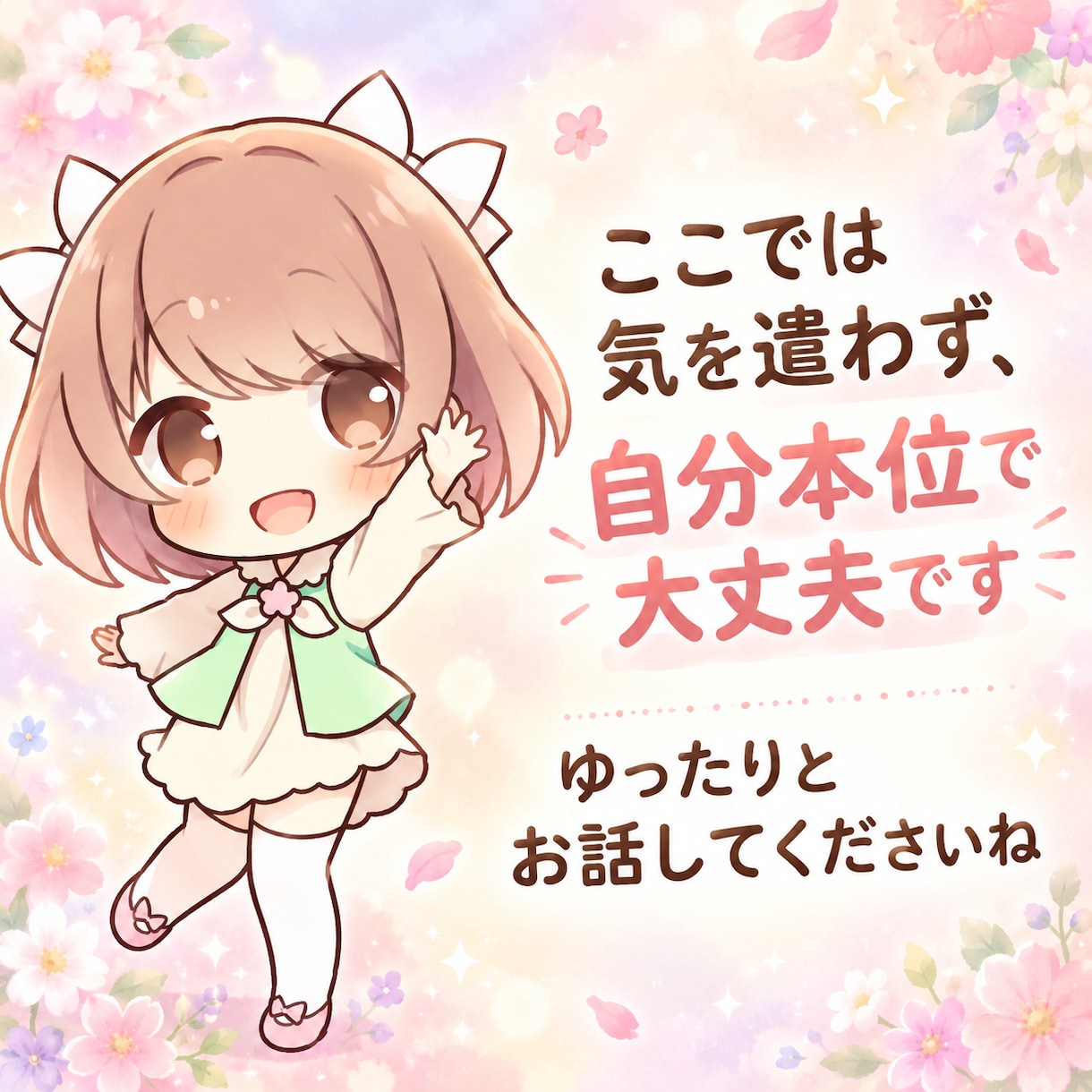 ちょっと話したい時に♪5往復ゆるっとお話しします 忙しい毎日にちょこっと息抜き⭐好きな時に気軽におしゃべり イメージ4