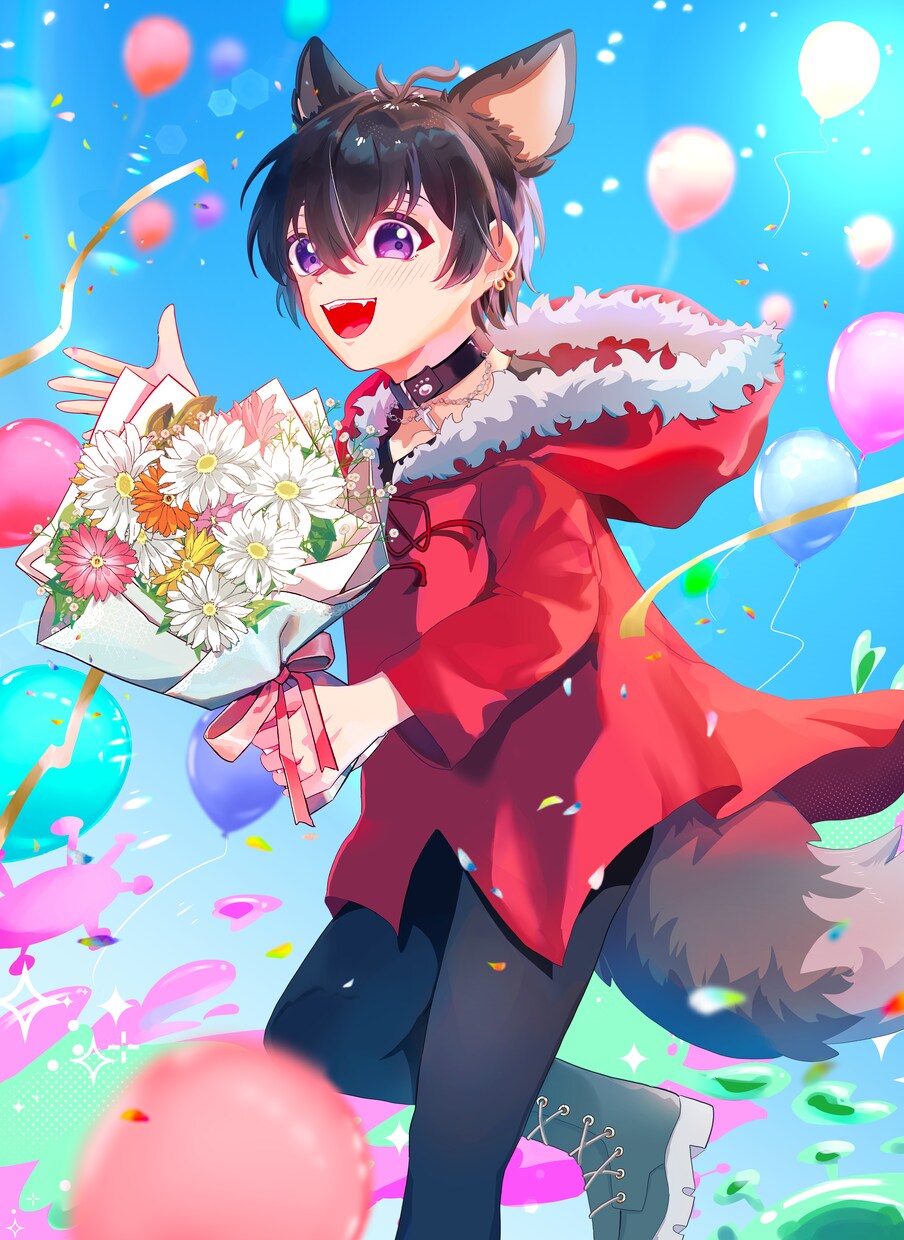 商用利用OK！きらきら可愛い１枚絵描きます ただいま実績募集中！簡易背景＋透過データのお渡し可能です！ イメージ8