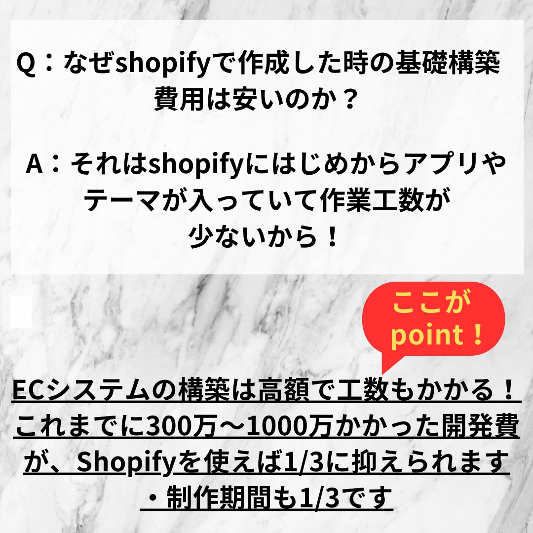 shopifyでＥＣサイト制作を行います 初めての方でも分かりやすいECサイト作成を行います！！ イメージ6