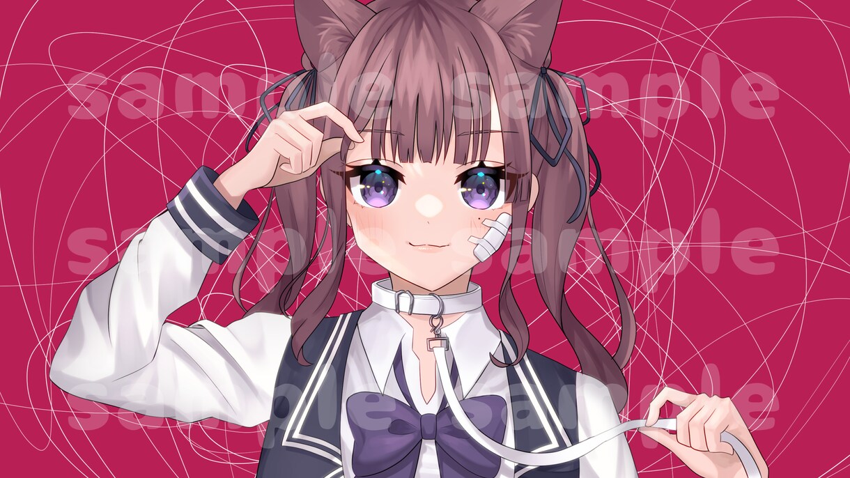 キラキラしていて可愛い高品質なイラストを描きます アイコン、キャス画、歌ってみたサムネ、夢絵、立ち絵描きます！ イメージ10
