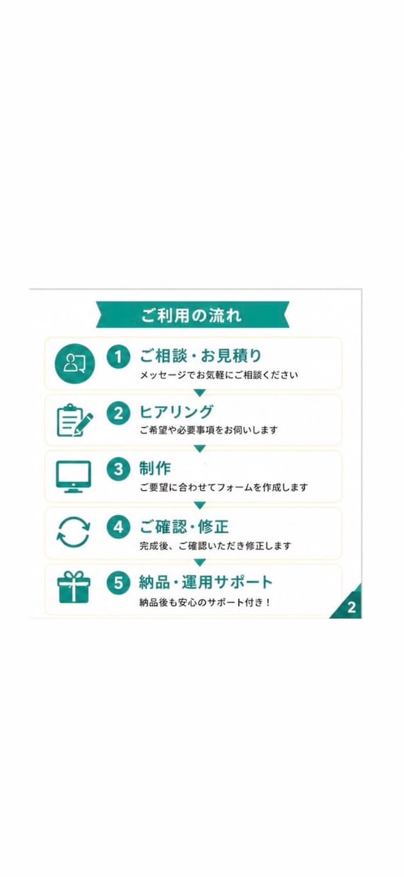 習い事向けGoogleフォームを作成します 体験・入会受付をもっと簡単にします イメージ3