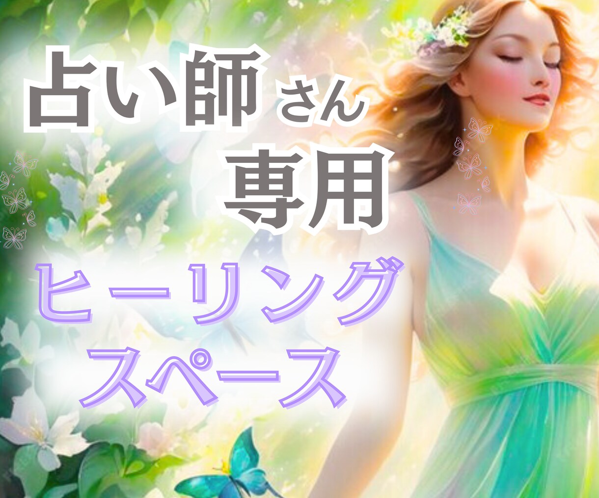 占い師さんのために✨癒しの空間を♡ご提供いたします 1人の貴方として✨肩書きを忘れて素直に話せる安心の時間へ❤️ イメージ1