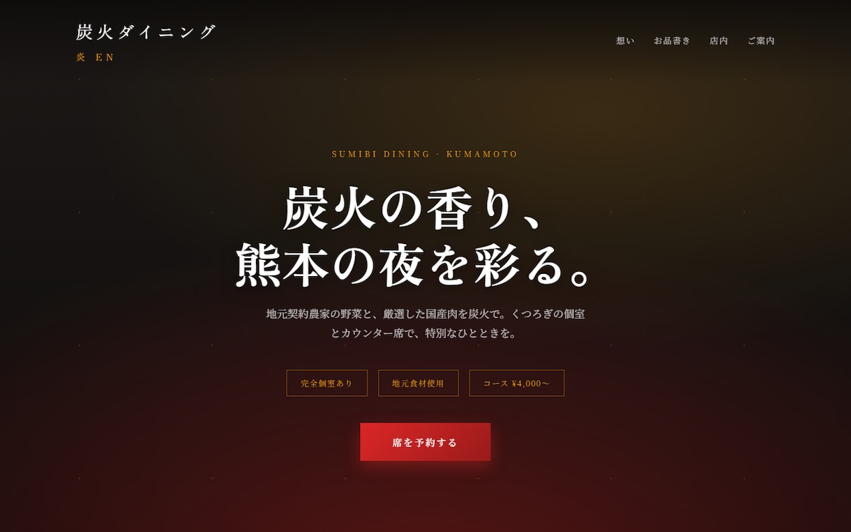 3万円で小規模店舗HP3ページ制作します 地方店舗向け。3ページ・スマホ対応・14日納品 イメージ5