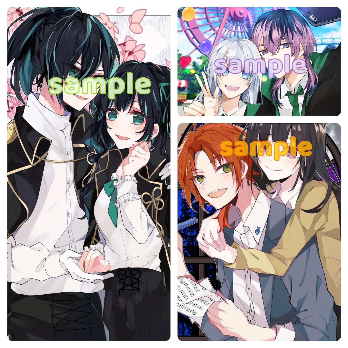 一枚絵・アイコンなど♡理想の夢絵イラスト描きます 夢絵特化サービス！何度でも修正OK！♪✧˖ イメージ5