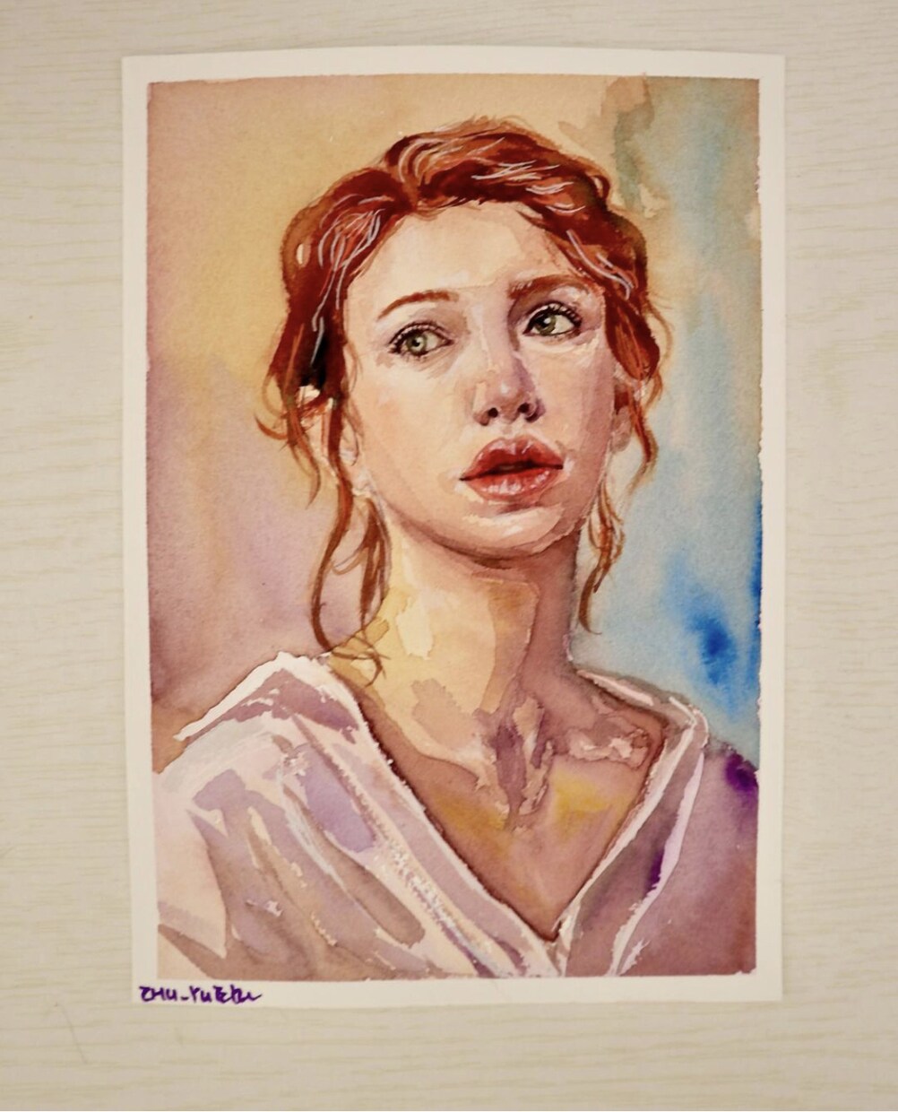 似顔絵かけます あなた用の鉛筆、白黒、水彩絵をかけます。 イメージ4
