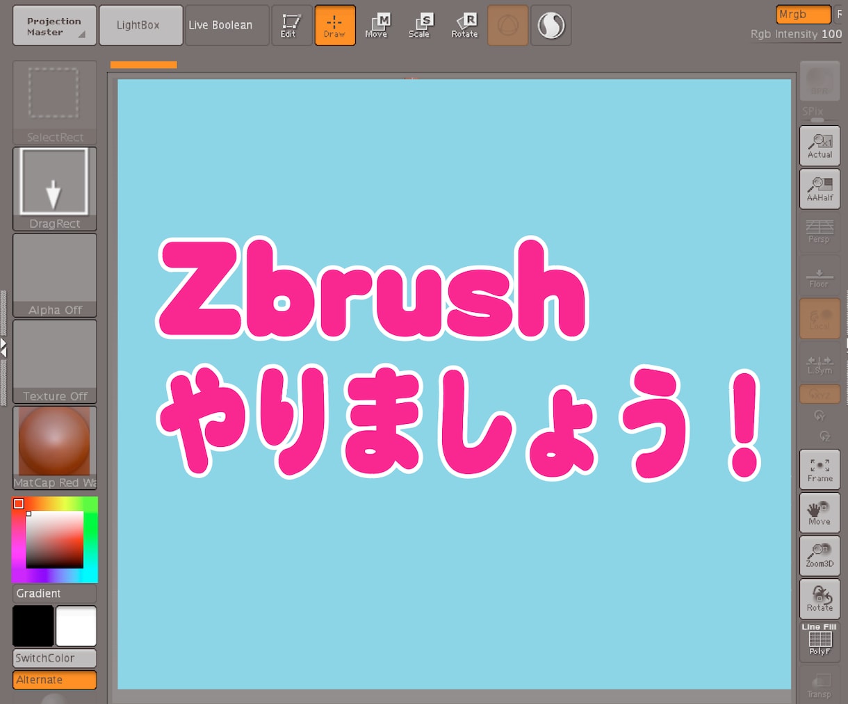 初心者様歓迎！3Dソフトzbrush疑問解決します 初心者の方向けにzbrushの使い方のお手伝いいたします。 イメージ1