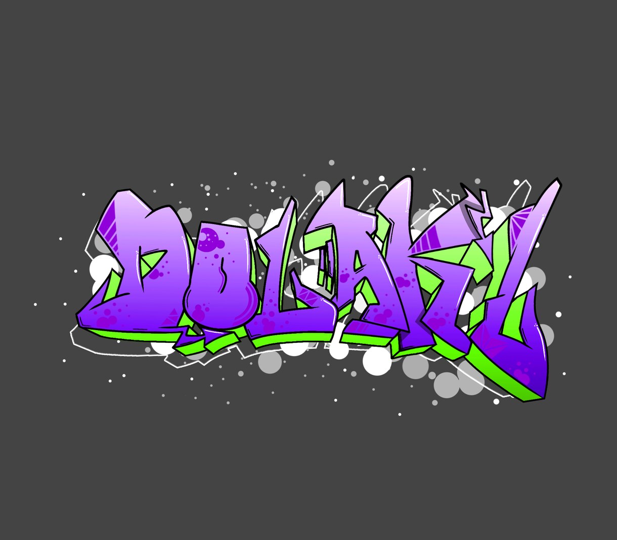 まるでRapper！？あなただけのサインを描きます HIPHOPシーンでよく見るグラフィティアート風なサイン！ イメージ3