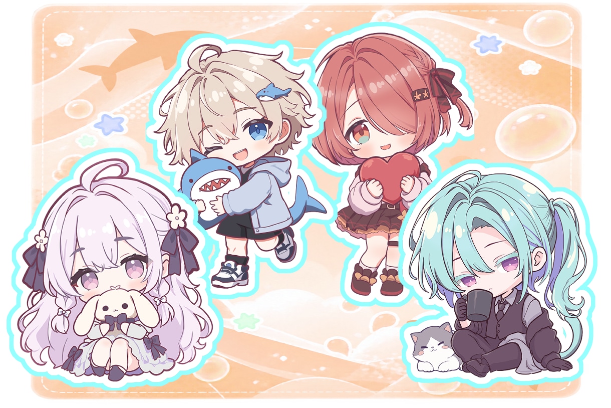 超かわいいSDミニキャラお描きします 配信・SNS・グッズにも使える全身イラスト イメージ2