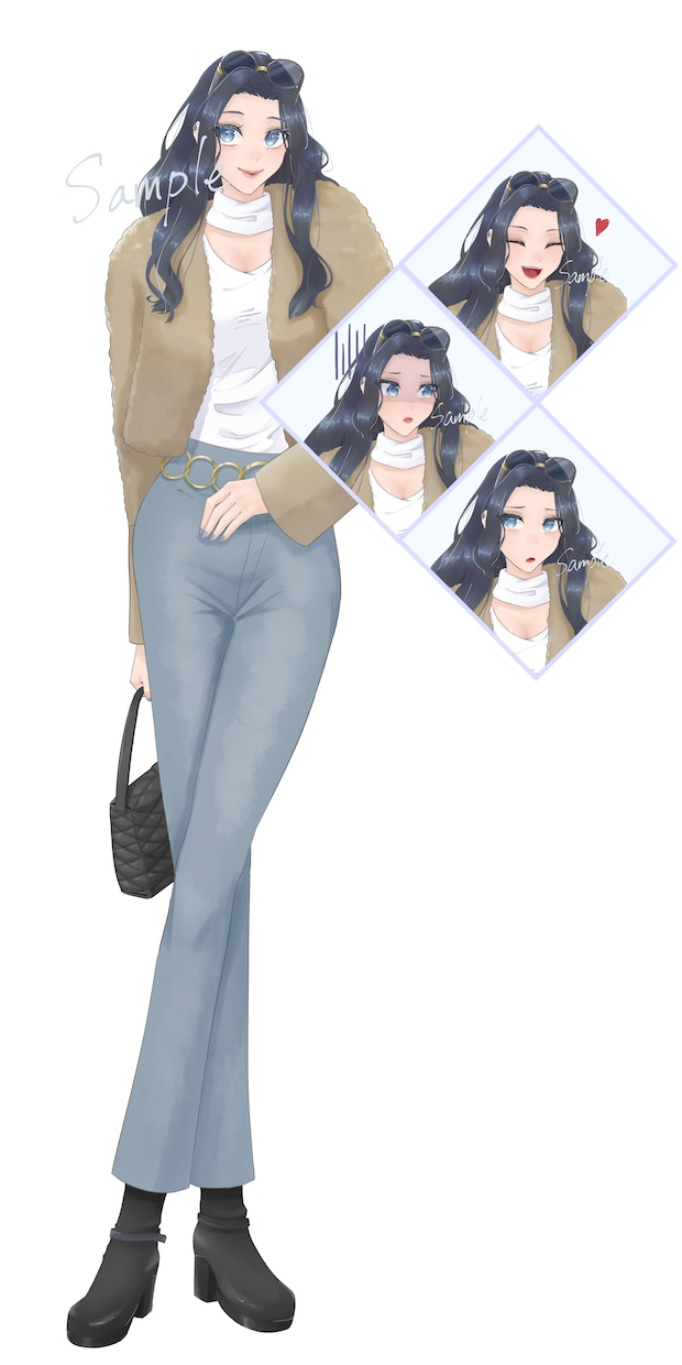 TRPG、IRIAM等で使用出来る立ち絵制作します 〈二次利用、商用利用可能〉一次創作のお手伝いいたします！ イメージ1