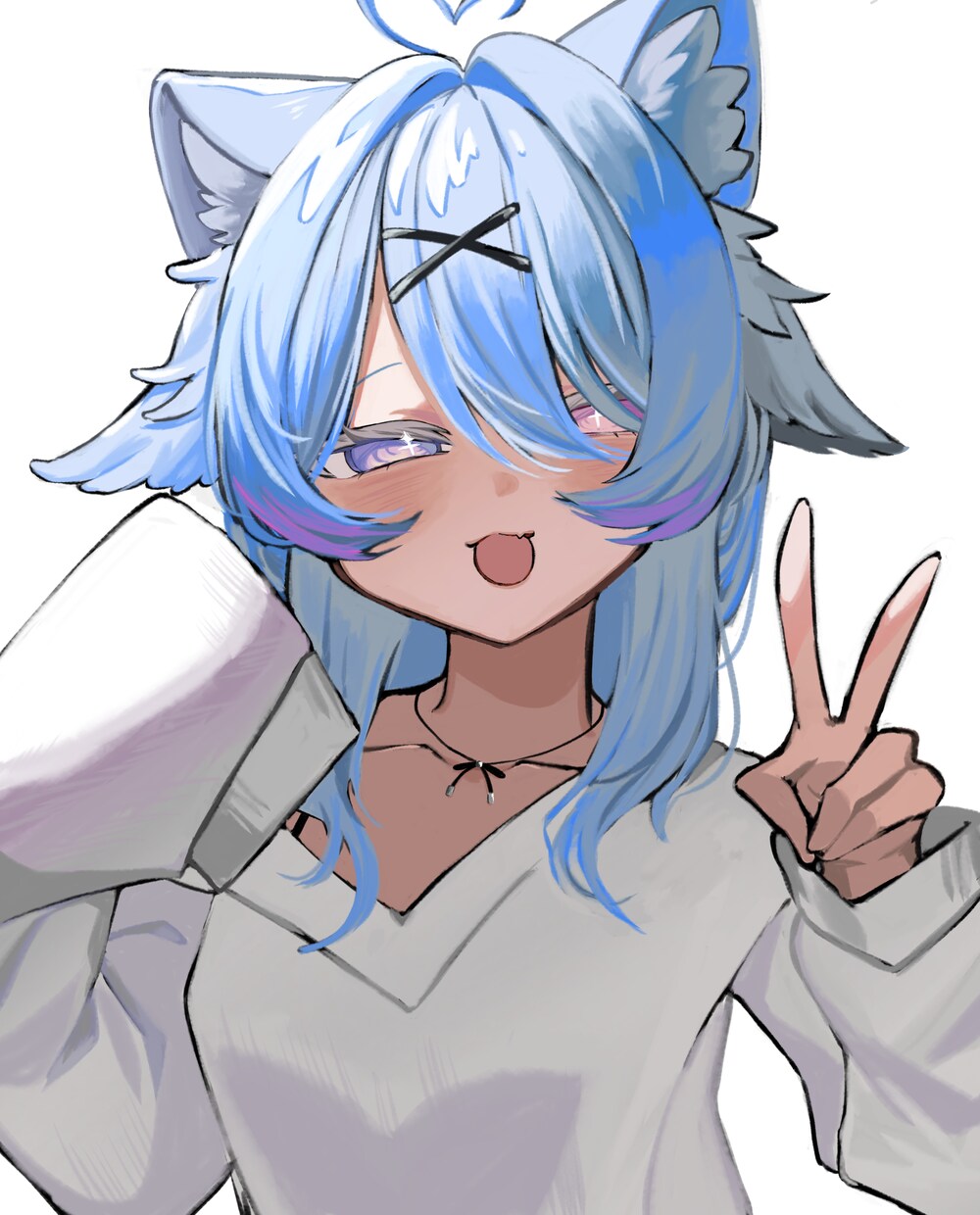 バストアップイラスト制作をいたします アイコン、ヘッダー歌ってみたなどに イメージ3