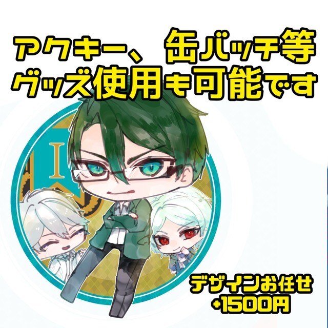 サムネや立ち絵、アイコン等に使えるイラスト描きます 絵柄寄せ可！デフォ/SDキャラ可！水彩塗り風の可愛いイラスト イメージ4