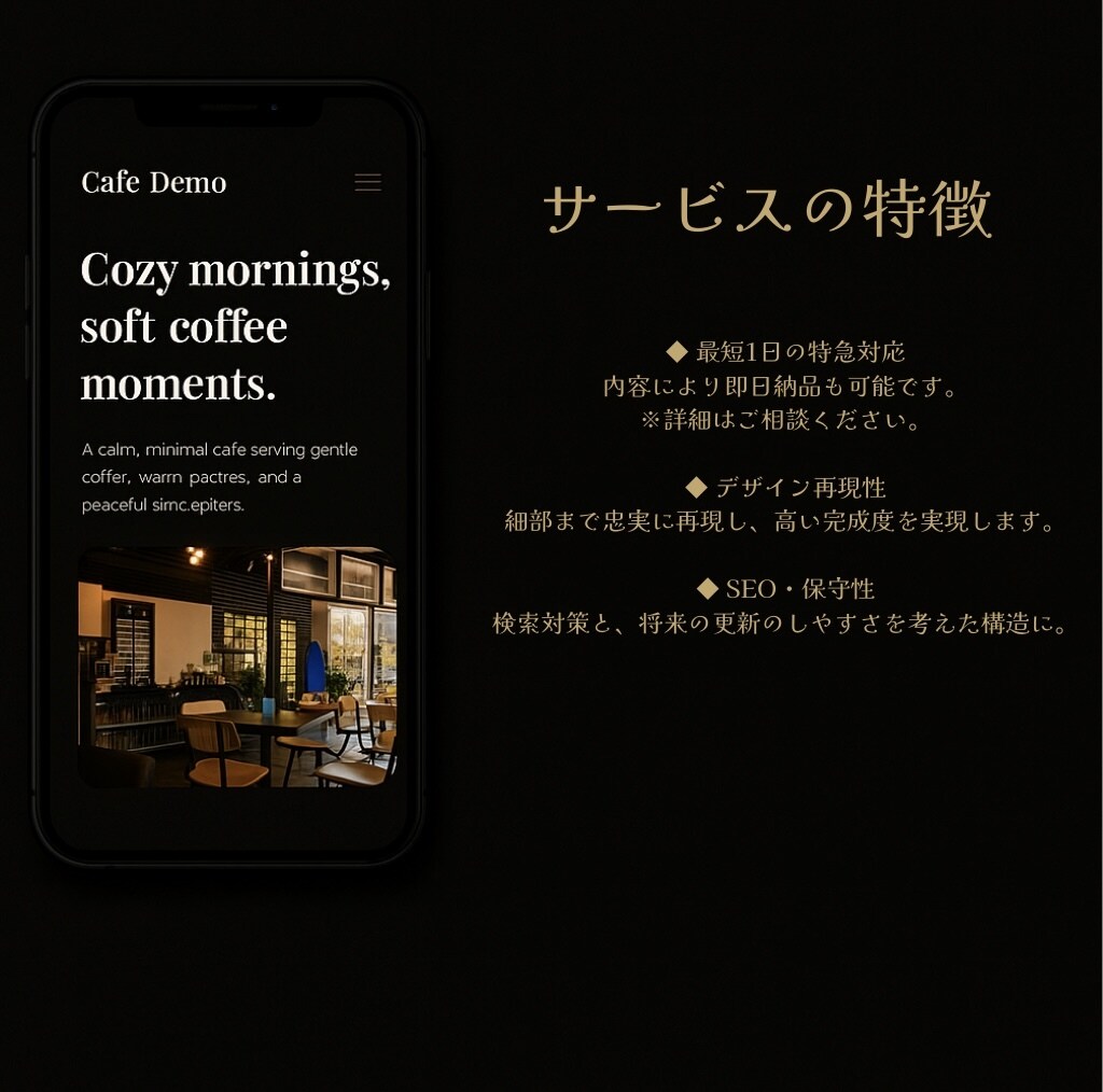 柔らかく上品な世界観のホームページを制作します 世界観を丁寧に形にするデザイン制作 イメージ2