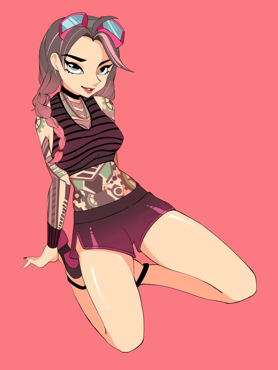 ファンシーで瑞々しい女の子イラスト描きます ファッション色彩をもつ現役デザイナーが描きます イメージ2