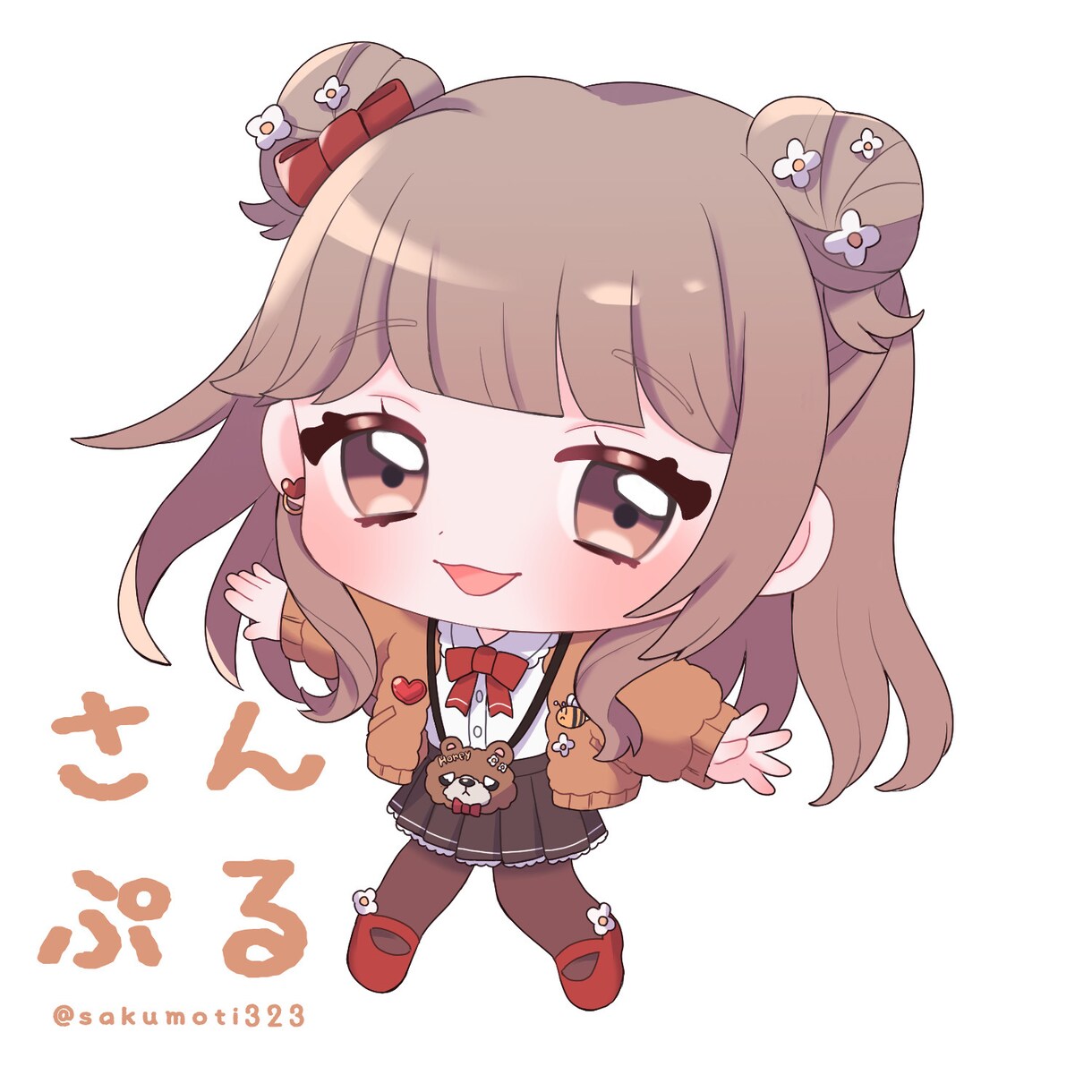 デフォルメで1枚絵、アイコン、ヘッダー作成します もちもちかわいい絵を描くのが得意です！ イメージ3