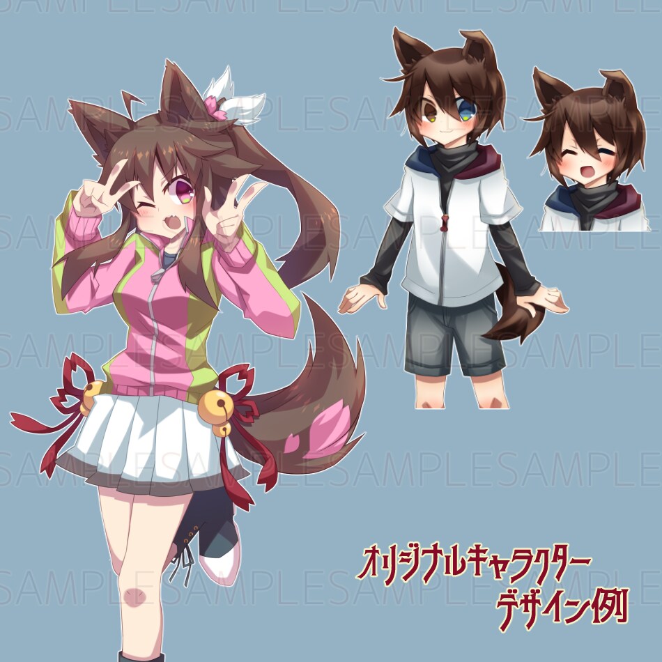 デフォルメ強め・かわいい萌え系のアイコン描きます アイコン / ヘッダーをご希望に合わせてお描きします！ イメージ9