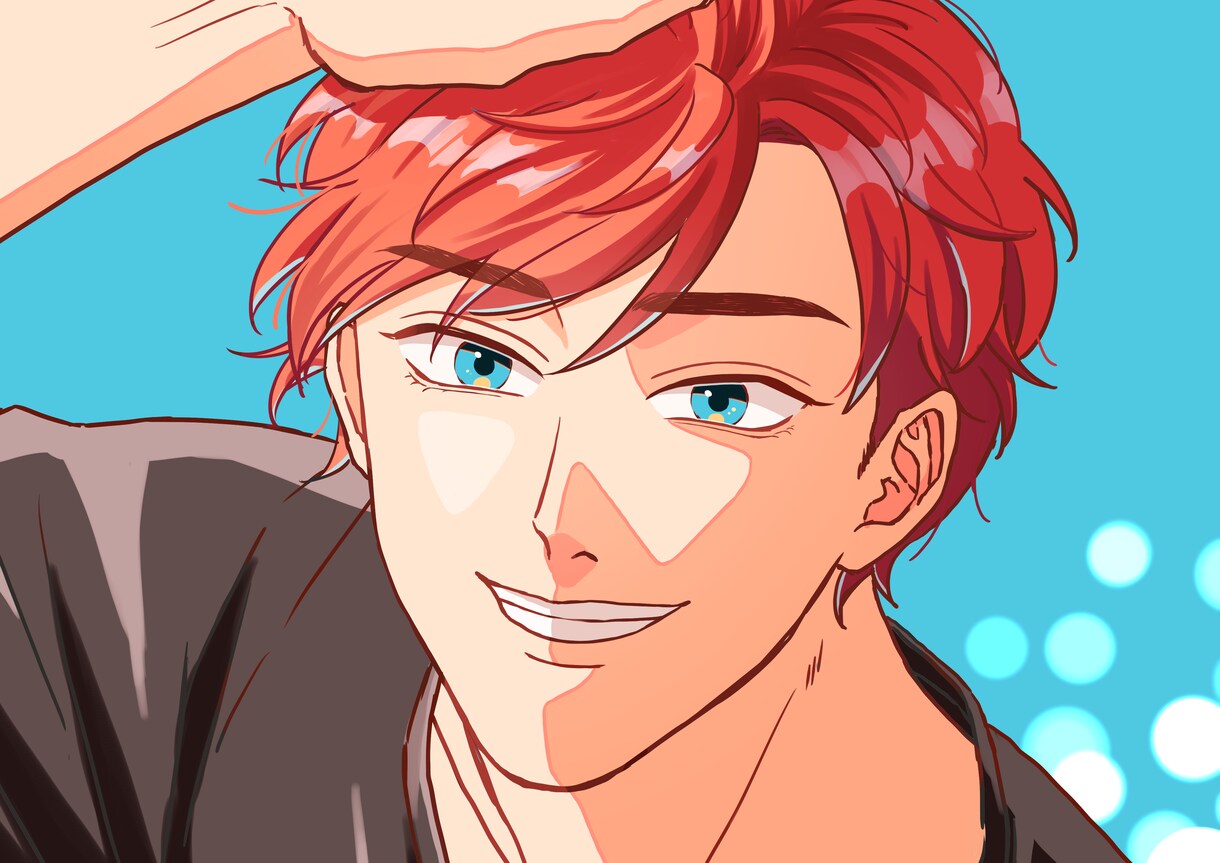 低価格・高品質！イケメンのイラスト描きます 商用利用OK！思い描いたイケメンを形にしてお届けします！ イメージ2