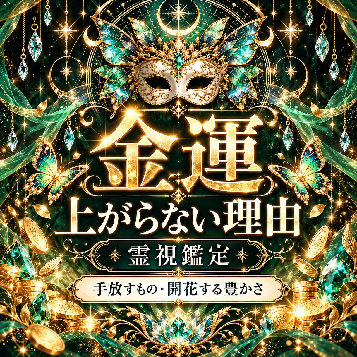 金運が上がらない原因を霊視で読み解きますます なぜお金が残らない？魂に眠る財運と豊かさの可能性を鑑定 イメージ1