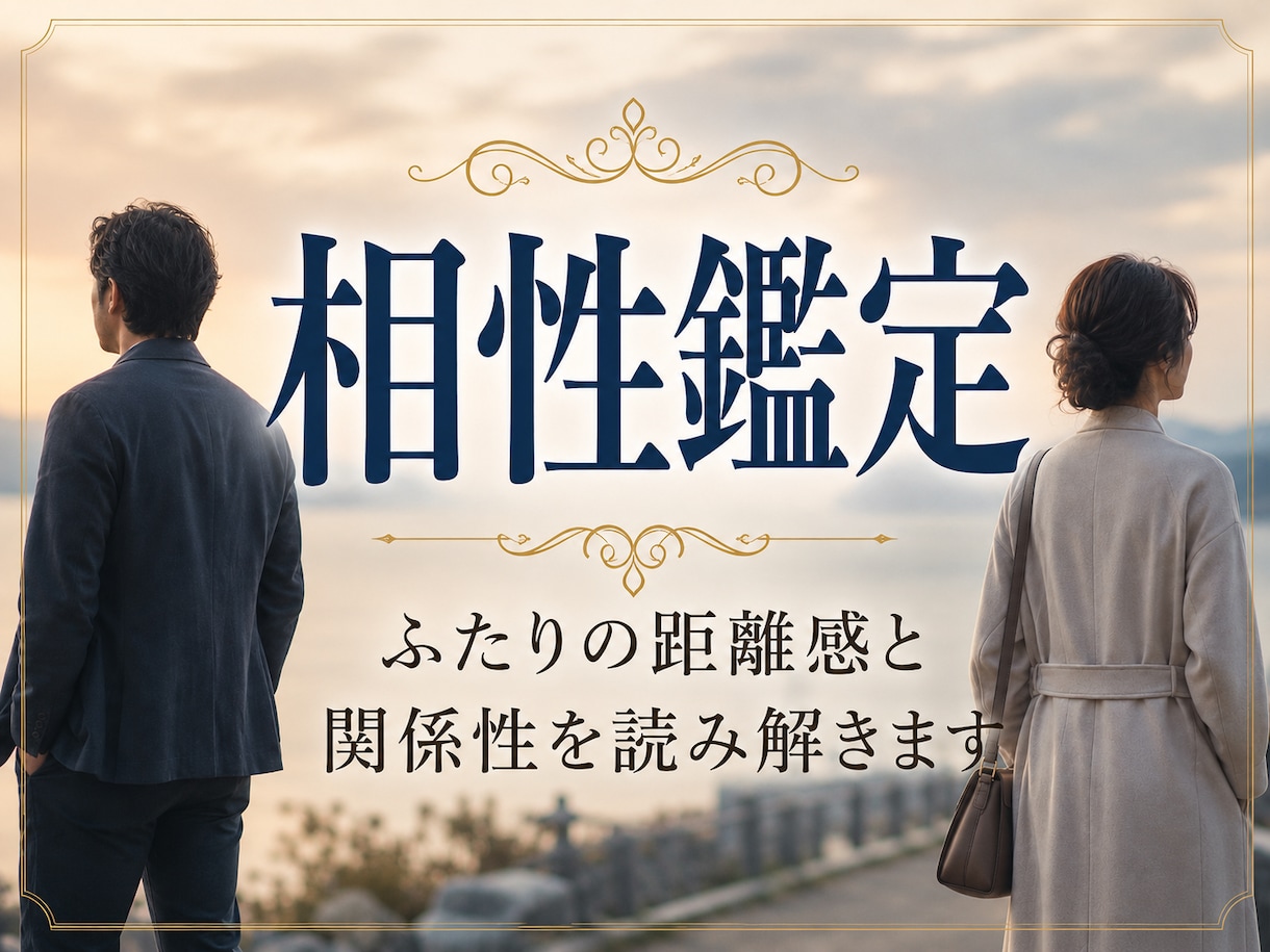 相性と良い関係のコツを算命学×占星術で占います 東洋と西洋の知恵を掛合わせ、お二人の現状を客観的に鑑定します イメージ1
