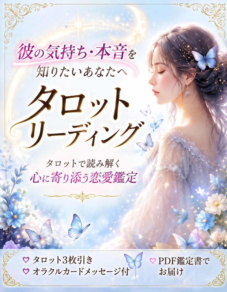 心に寄り添うタロットで恋愛のお悩みを鑑定します 今のあなたに必要なメッセージをお届けします。 イメージ1