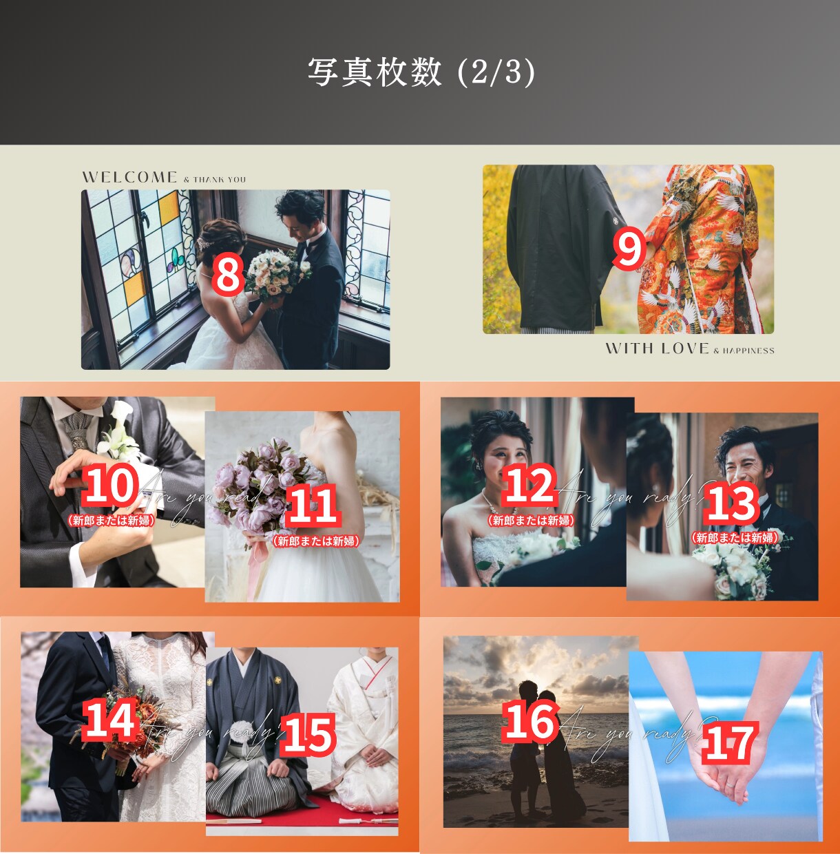Netflix風の結婚式オープニング動画作ります ネットフリックス風オープニングムービーで会場を盛り上げます！ イメージ6